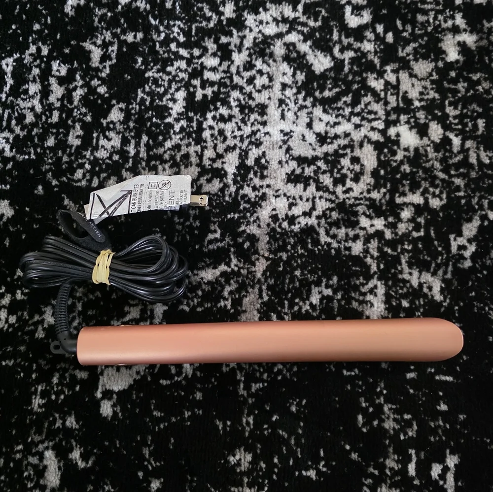 Hair Fetish Hedonist 1.25" Flat Iron with Japanese Tourmaline Plates Fire Opal - Picture 4 of 11